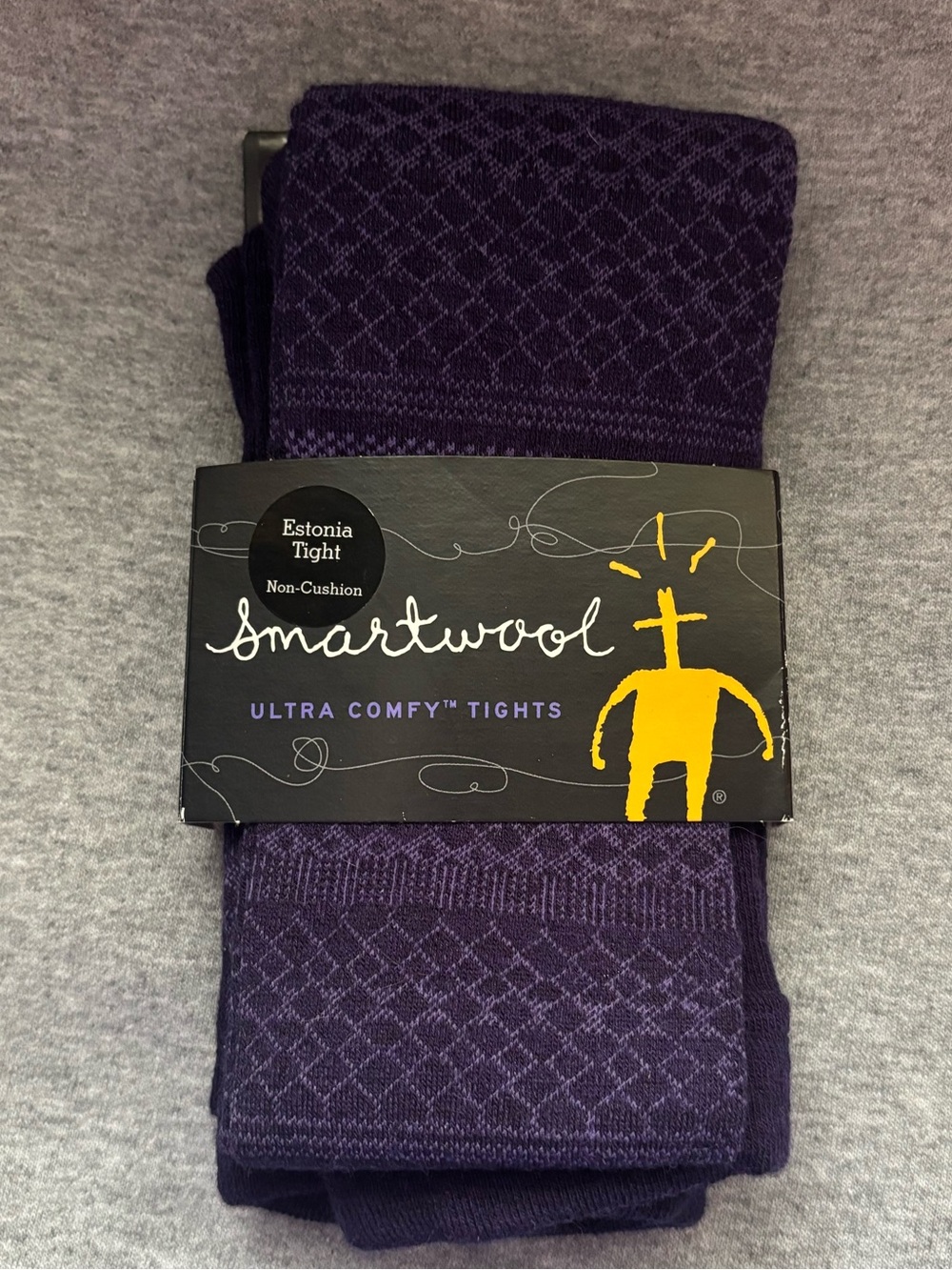 Smartwool Wool blend Estonia Tights in Purple